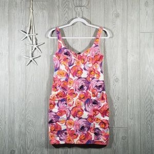 Nanette Lepore Candy Girl Floral Print Dress Sz 2